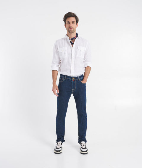 Jeans slim fit "Bard" #blu