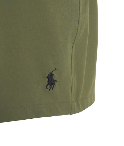 Pantaloni corti da bagno con logo #verde
