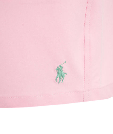 Pantaloni corti da bagno con logo #pink