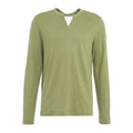 T-shirt in misto lino #verde
