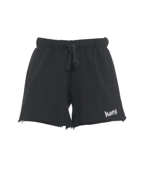 Shorts in felpa #nero