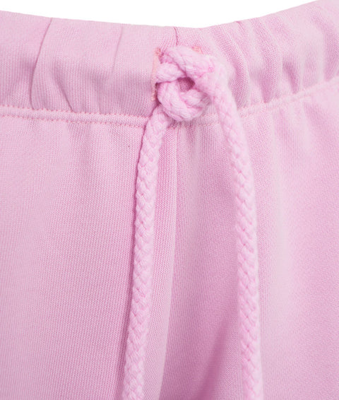 Shorts in felpa #pink