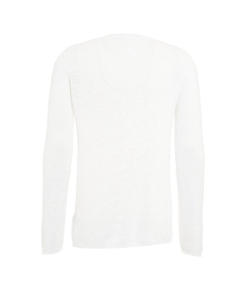 Maglione in misto cotone #bianco