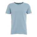 T-shirt lavorata a maglia #blu