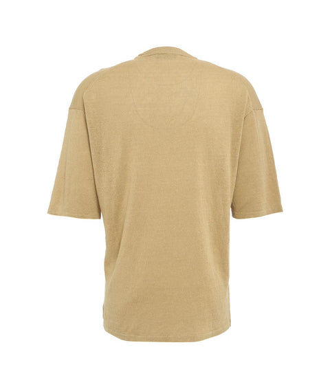 T-shirt in maglia #beige