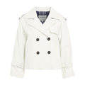 Giacca trench in pelle #beige