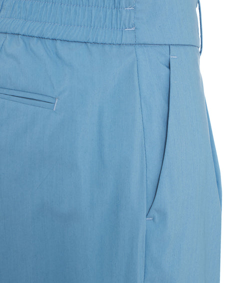 Pantaloni con piega #blu