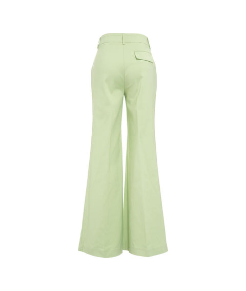 Pantaloni wide fit #verde