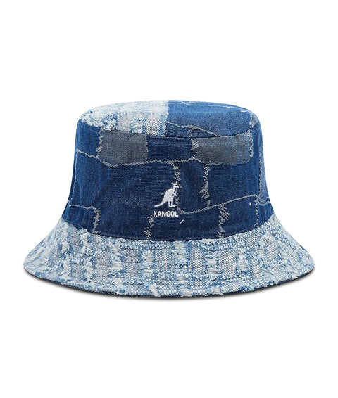 Denim bucket hat #blu