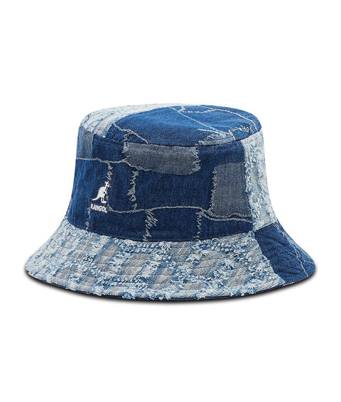 Denim bucket hat #blu
