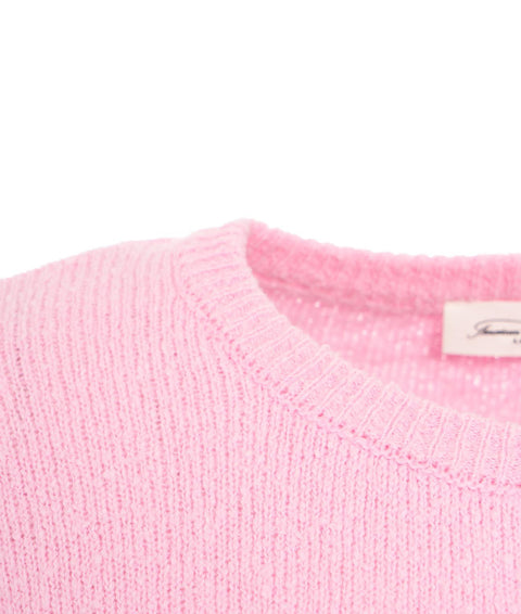 Maglia con patch logo #pink