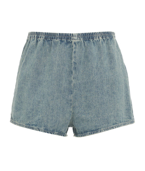 Denim shorts "Besobay" #blu