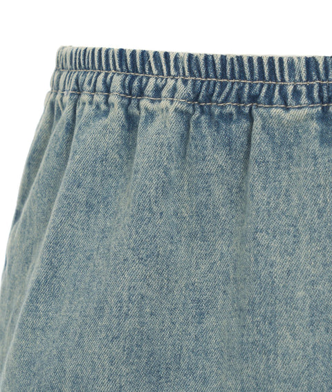 Denim shorts "Besobay" #blu