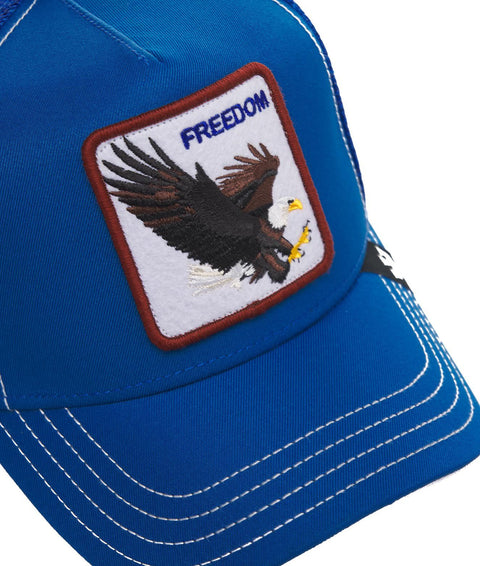Baseball cap "Free Eagle" #blu