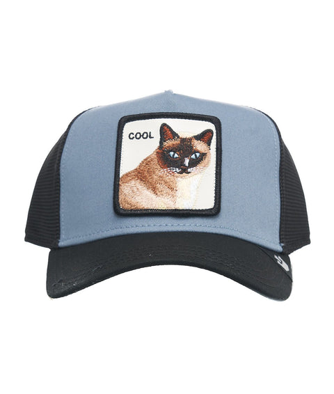 Baseball Cap "Cool Cat" #blu