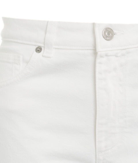 Jeans dal taglio svasato #bianco