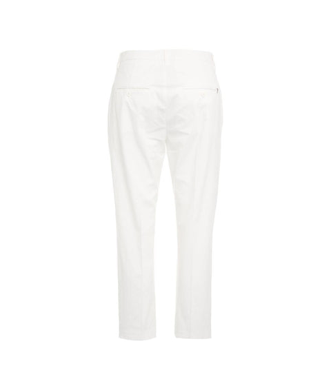 Pantaloni cropped "Nima" #bianco