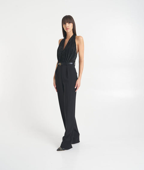 Tuta Ricamata Con Paillettes Elisabetta Franchi Tuta Ricamata Con - Main Image