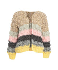 Cardigan in misto mohair 'Arena' #multicolore