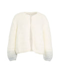 Cardigan in misto mohair 'Gabi' #bianco