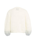 Cardigan in misto mohair 'Gabi' #bianco