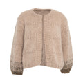 Cardigan in misto mohair 'Gabi' #marrone
