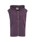 Gilet con cappuccio 'Becky' #viola