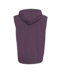 Gilet con cappuccio 'Becky' #viola