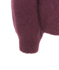 Cardigan in mohair 'Lee' #viola