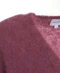 Cardigan in mohair 'Lee' #viola