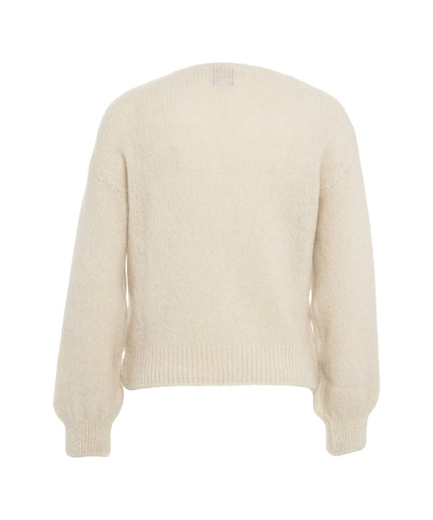 Maglione in alpaca 'Milana' #beige