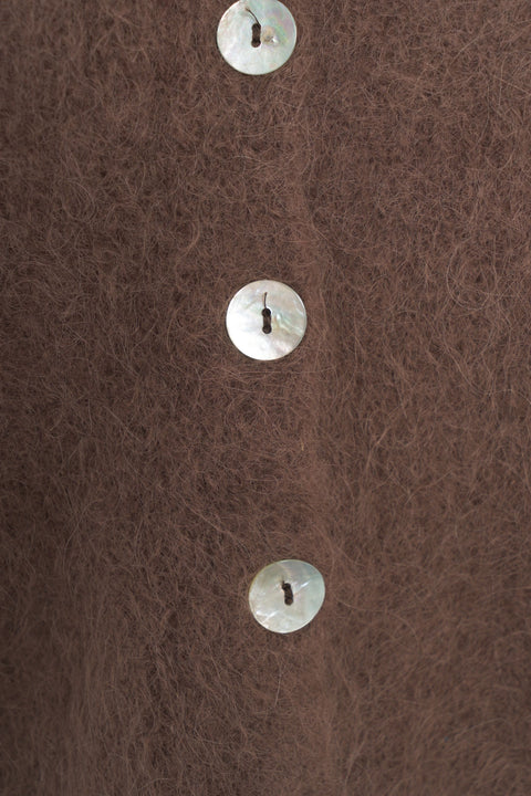 Gilet in maglia 'Telma' #marrone