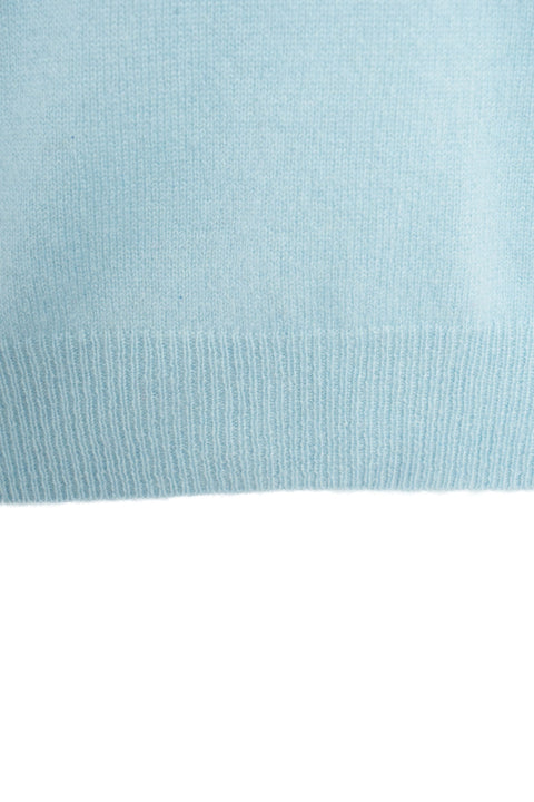 T-shirt in cashmere 'Biarritz' #blu