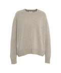 Maglione oversize in cashmere #grigio