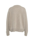 Maglione oversize in cashmere #grigio