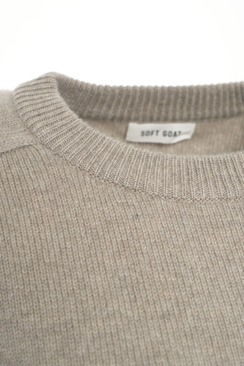Maglione oversize in cashmere #grigio