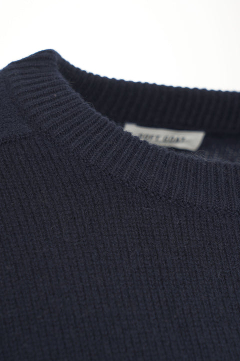 Maglione oversize in cashmere #blu
