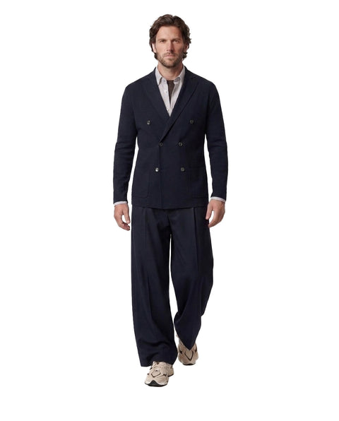 Blazer in lana merino