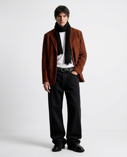 Suede blazer