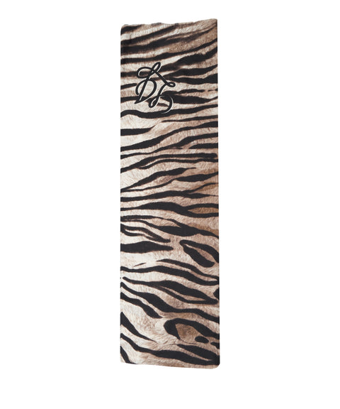 Sciarpa con stampa animalier