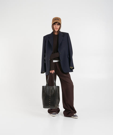 Shopper in pelle '24/7'