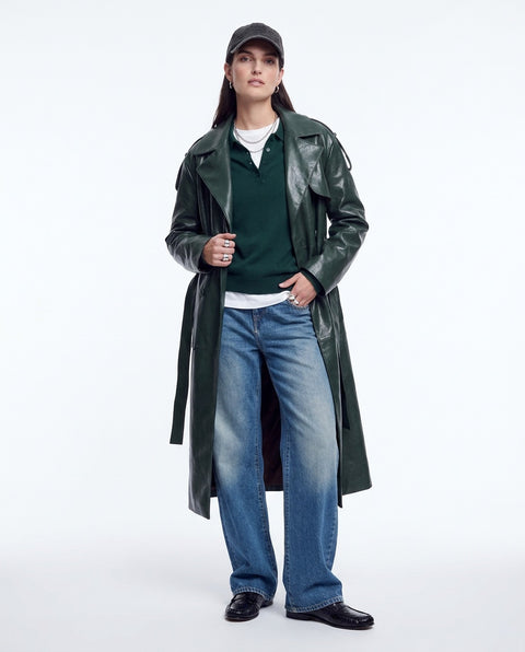 Cappotto in pelle