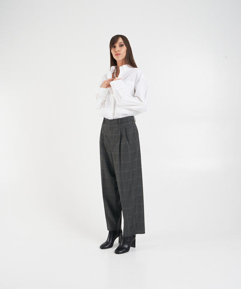 Blusa con colletto button-down