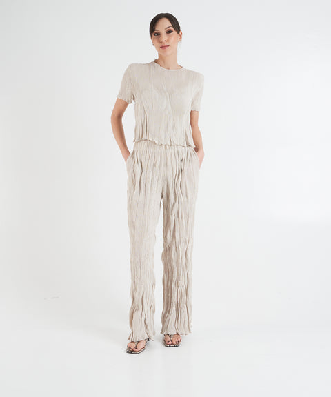 Pantaloni plissettati