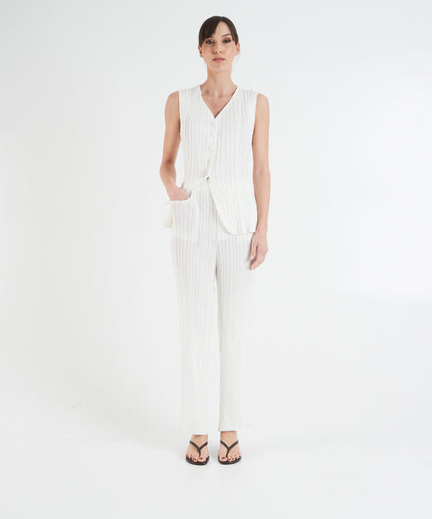 Pantaloni plissettati