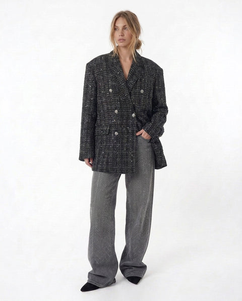 Blazer mit Kettendetails