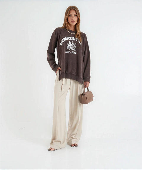 Felpa con logo 'Dorotea'