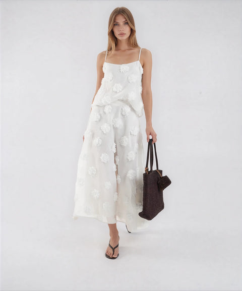 Gonna midi con applicazioni 'William'