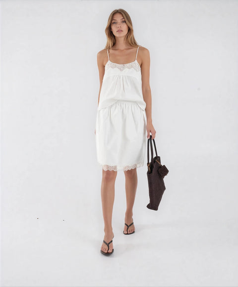 Gonna midi in cotone 'Eugene'