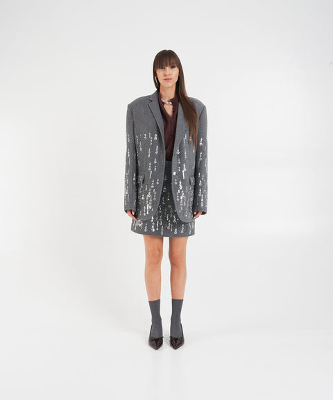 Blazer con paillettes